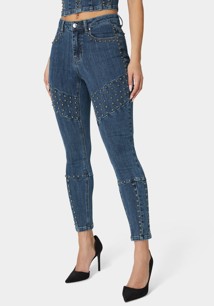 Bebe Natural Waist Skinny Leg Jeans