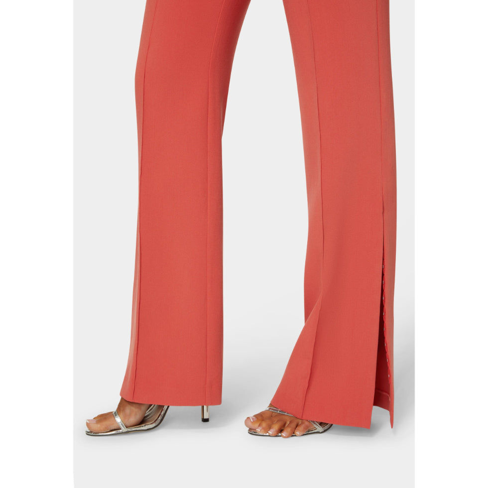 Bebe High Waist Tailored Straight Leg Pant
