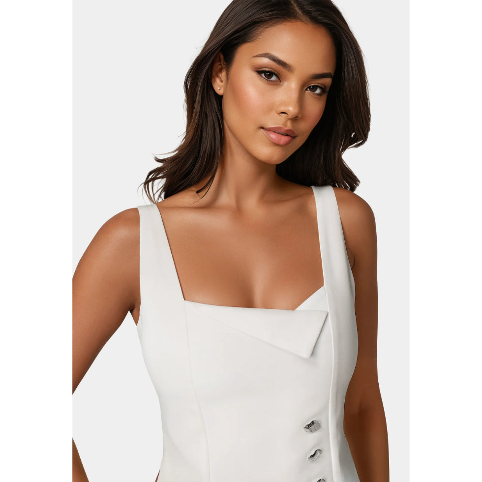 Bebe Neck Flap Fitted Vest