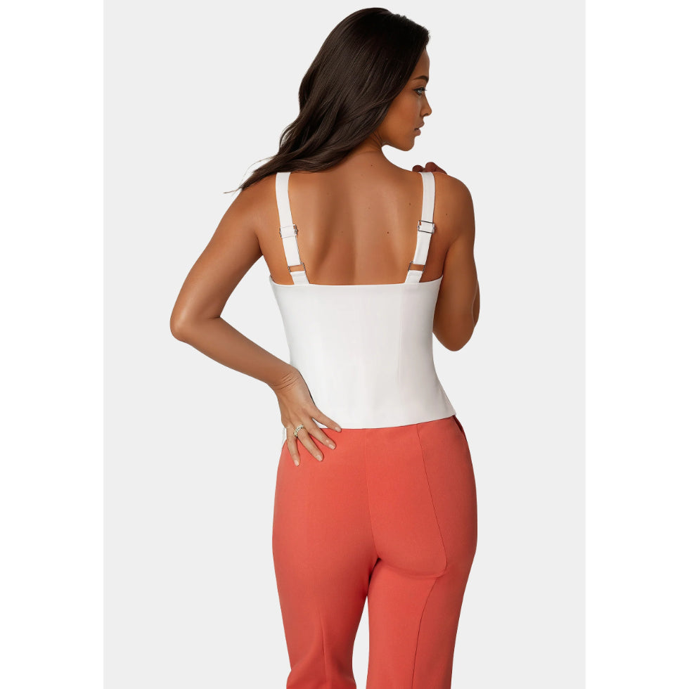 Bebe Neck Flap Fitted Vest