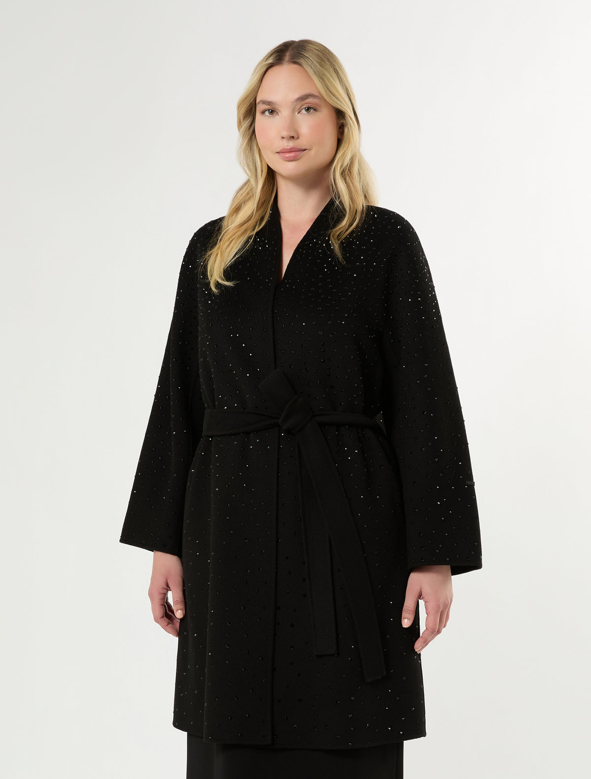 Marina Rinaldi Double Wool and Cashmere Coat