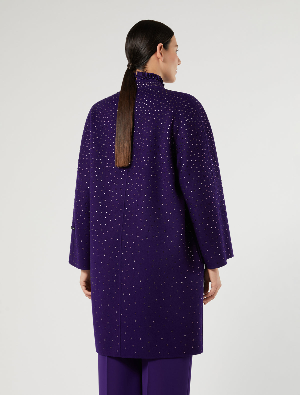 Marina Rinaldi Double Wool and Cashmere Coat
