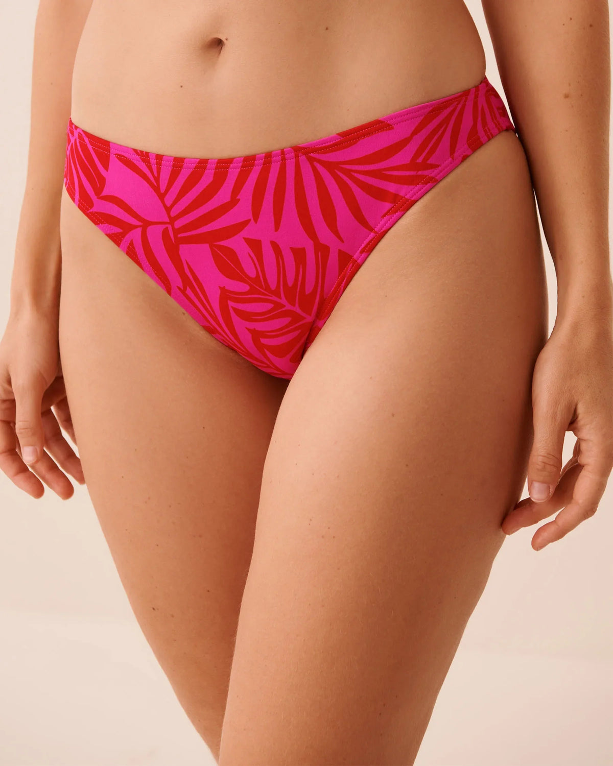 La vie en Rose TROPICAL FUCHSIA Low Waist Brazilian Bikini Bottom