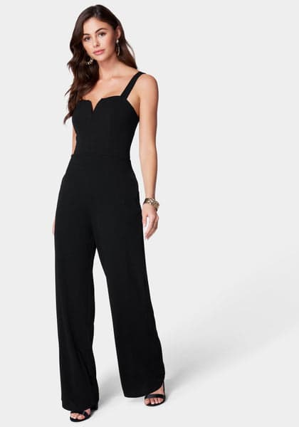 Bebe V Wire Core Jumpsuit