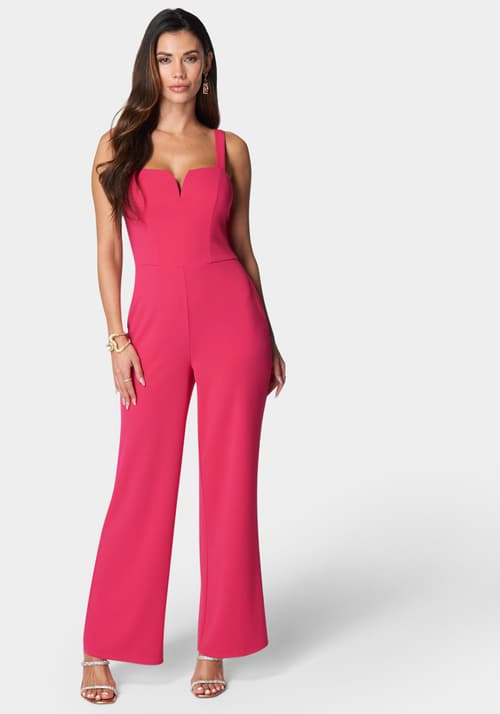 Bebe V Wire Core Jumpsuit