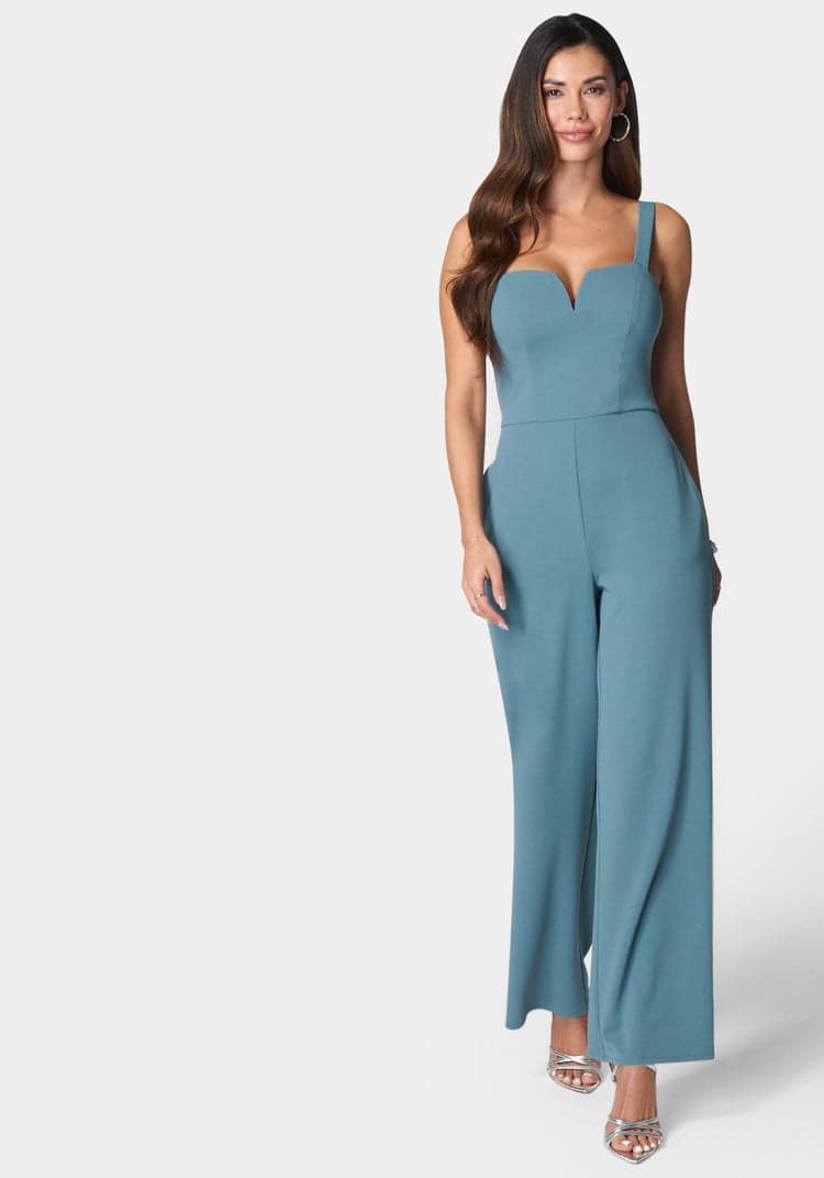 Bebe V Wire Core Jumpsuit