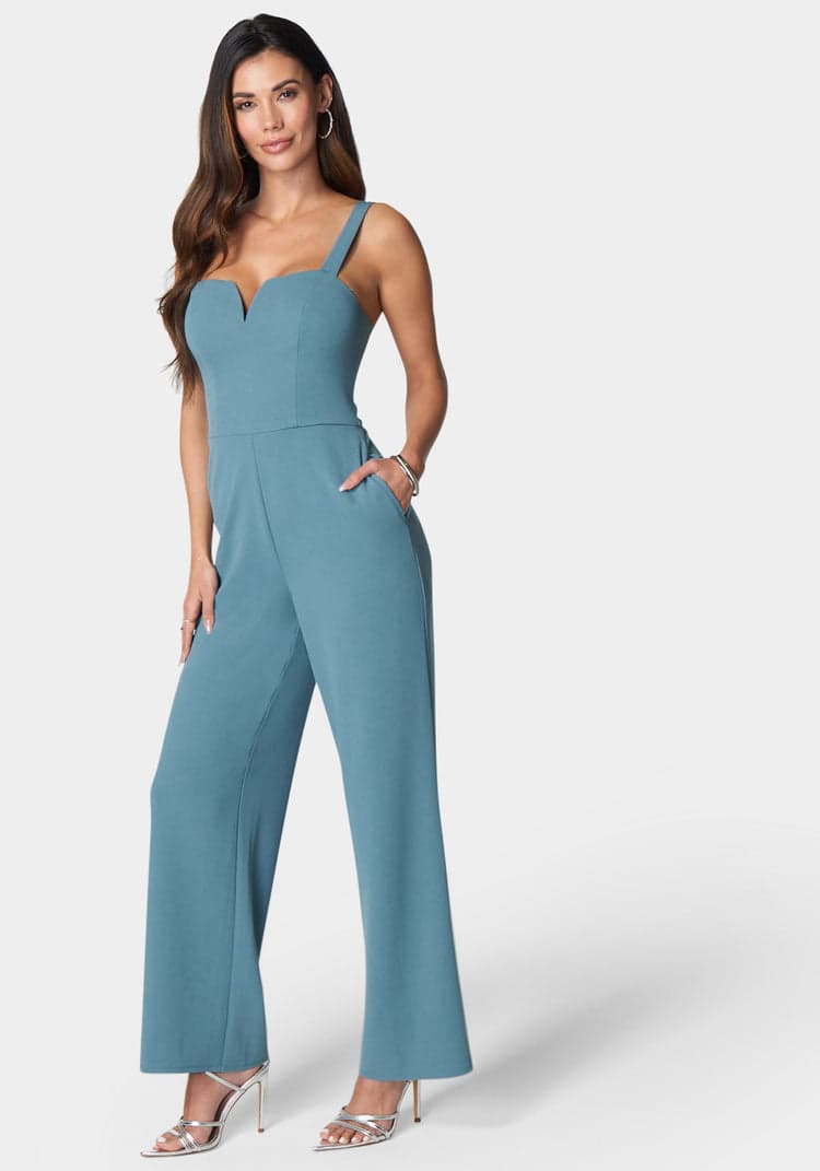 Bebe V Wire Core Jumpsuit