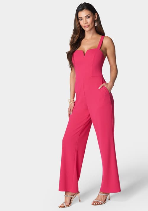 Bebe V Wire Core Jumpsuit
