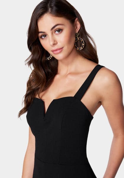 Bebe V Wire Core Jumpsuit