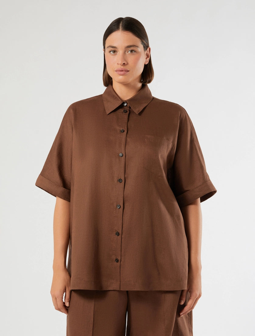 Marina Rinaldi Linen canvas shirt
