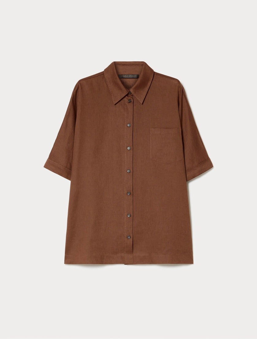 Marina Rinaldi Linen canvas shirt