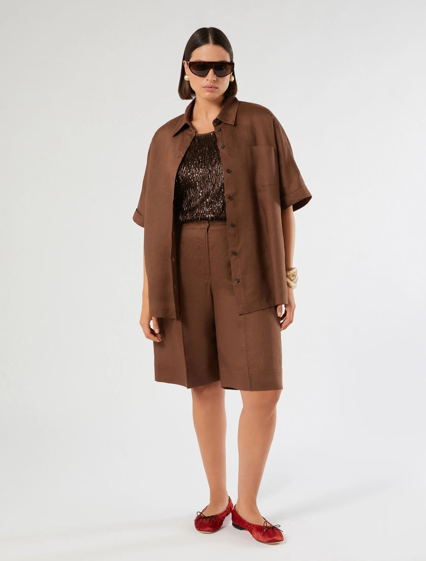 Marina Rinaldi Linen canvas shirt