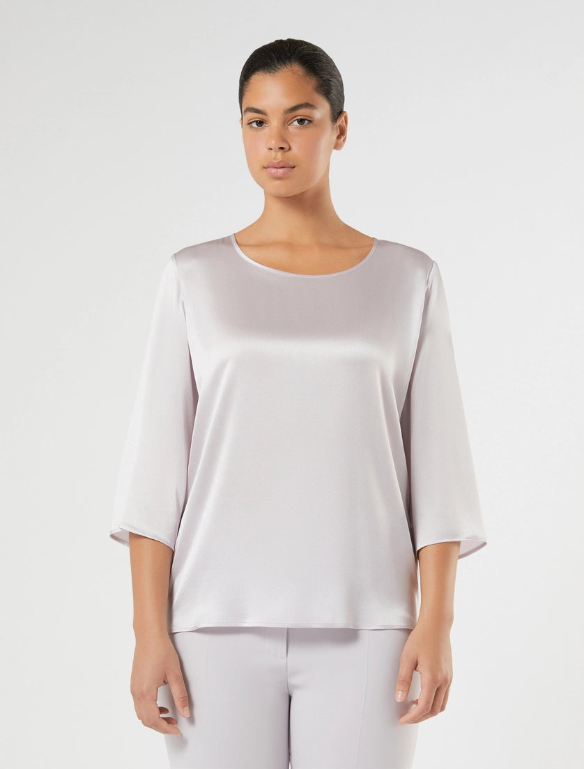 Marina Rinaldi Lightweight satin blouse