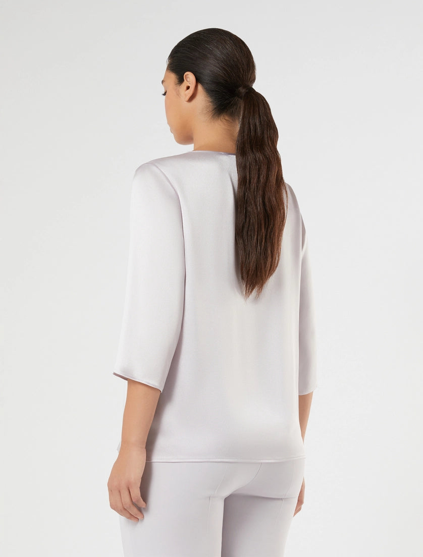 Marina Rinaldi Lightweight satin blouse