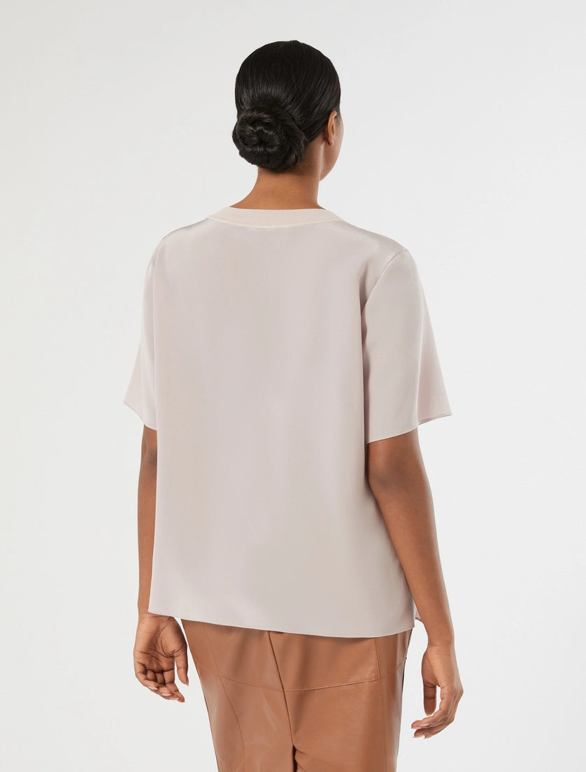 Marina Rinaldi Silk crepe de chine blouse