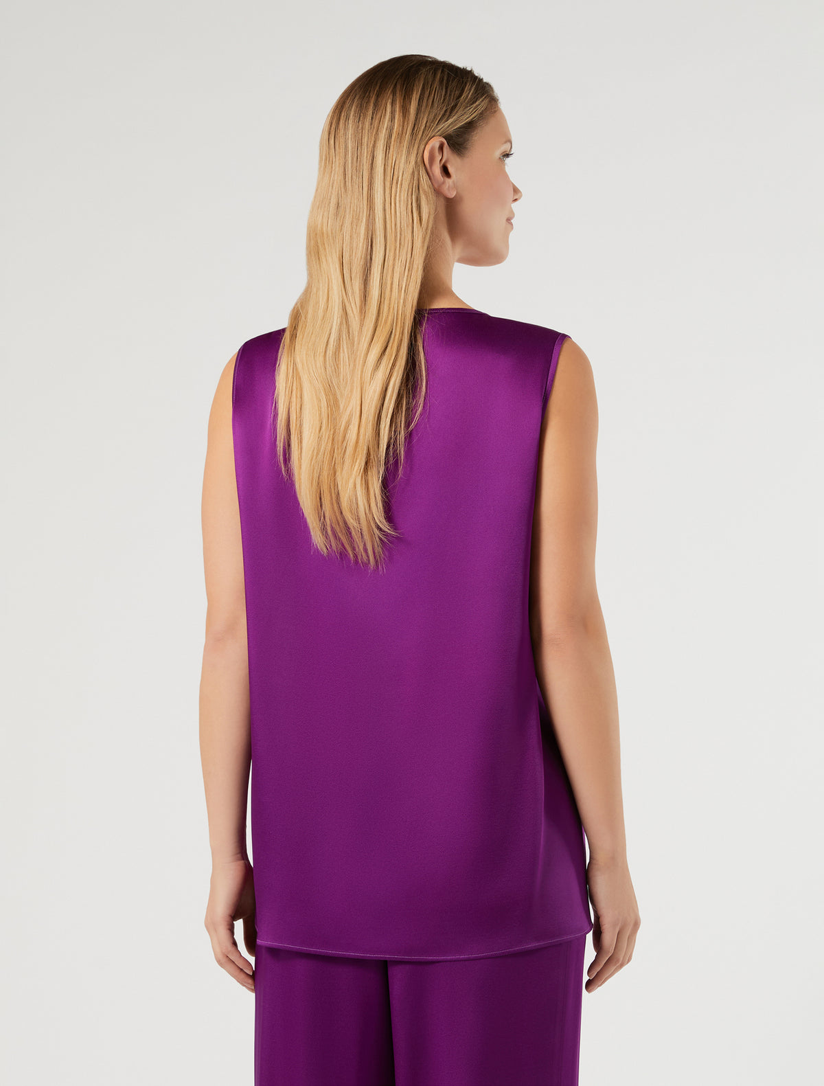 Marina Rinaldi Crepe Envers Satin Top