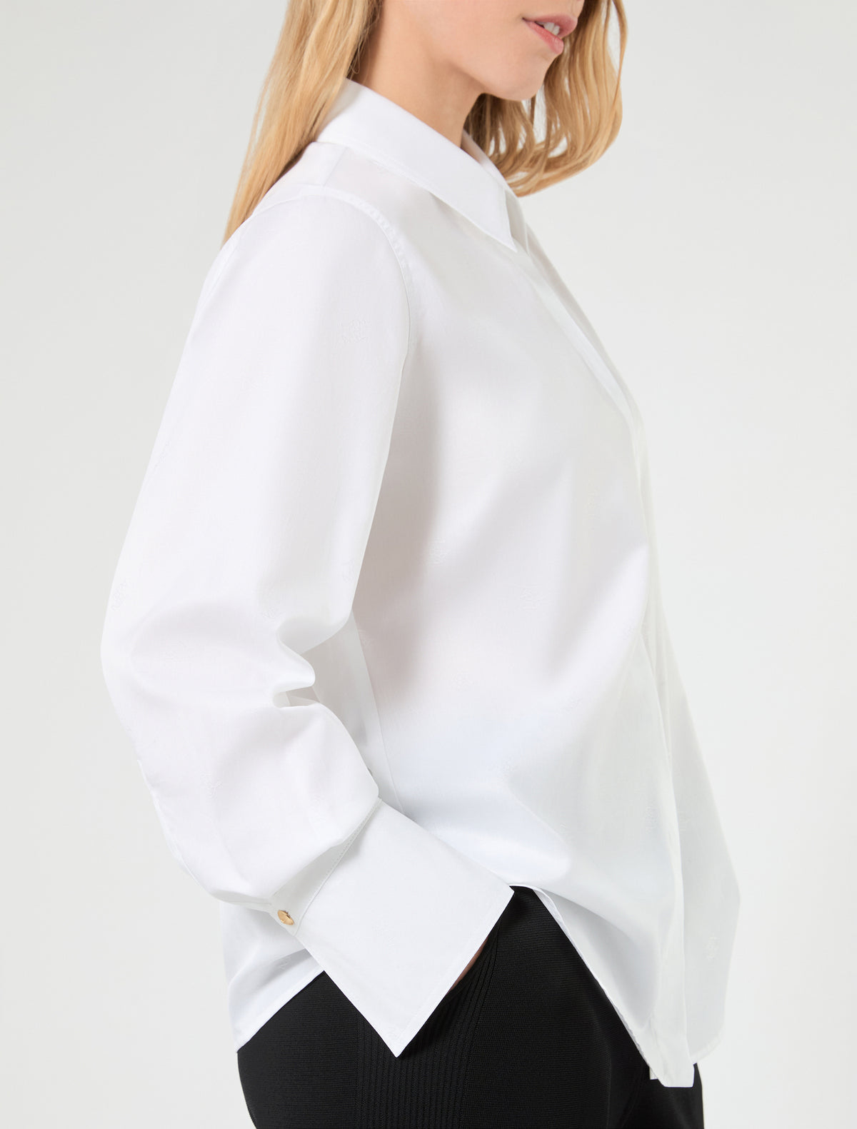 Marina Rinaldi Jacquard Poplin Shirt