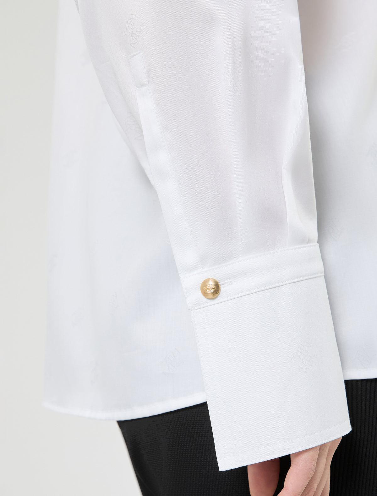 Marina Rinaldi Jacquard Poplin Shirt