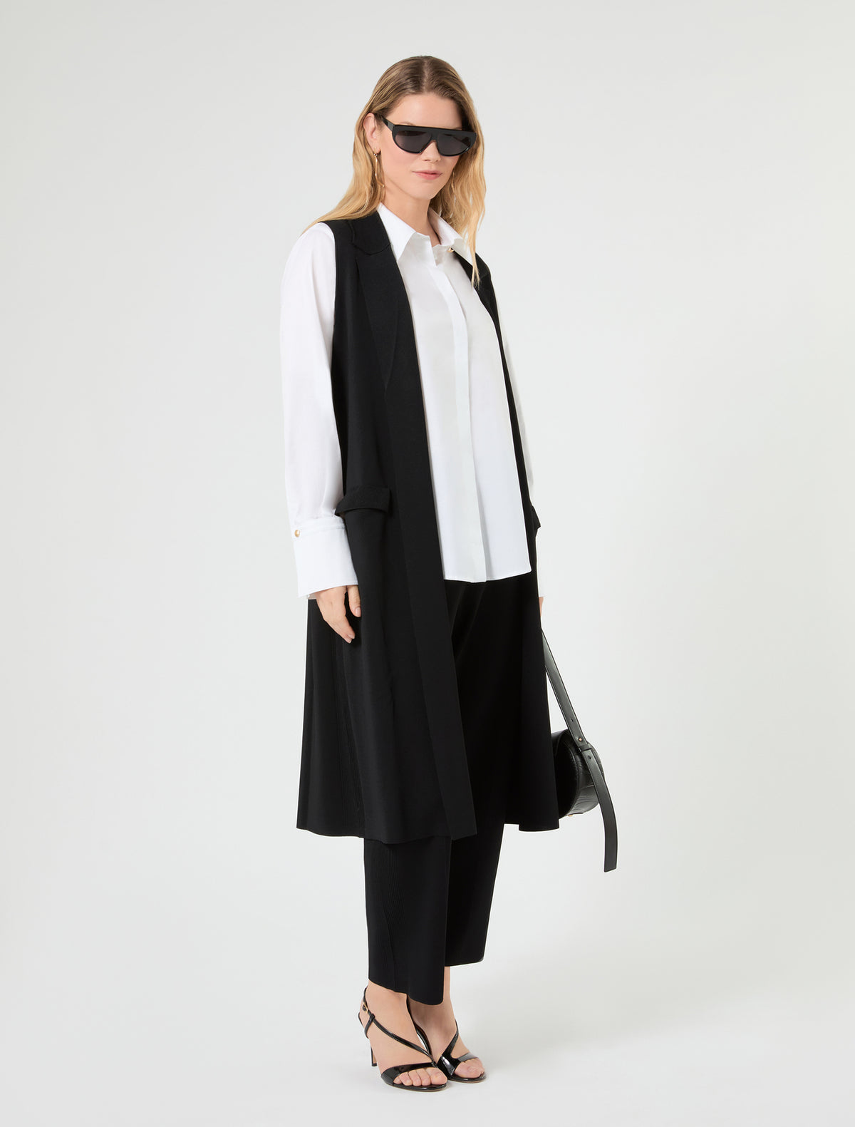 Marina Rinaldi Jacquard Poplin Shirt