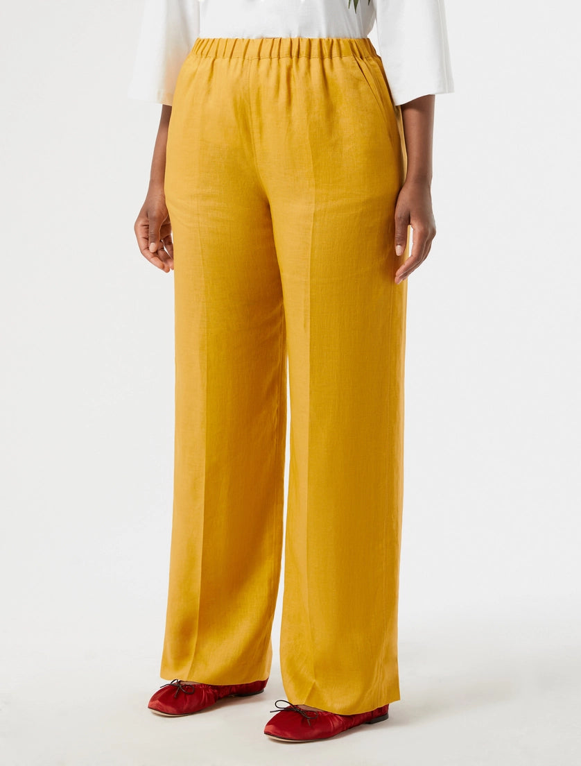 Marina Rinaldi Linen canvas trousers