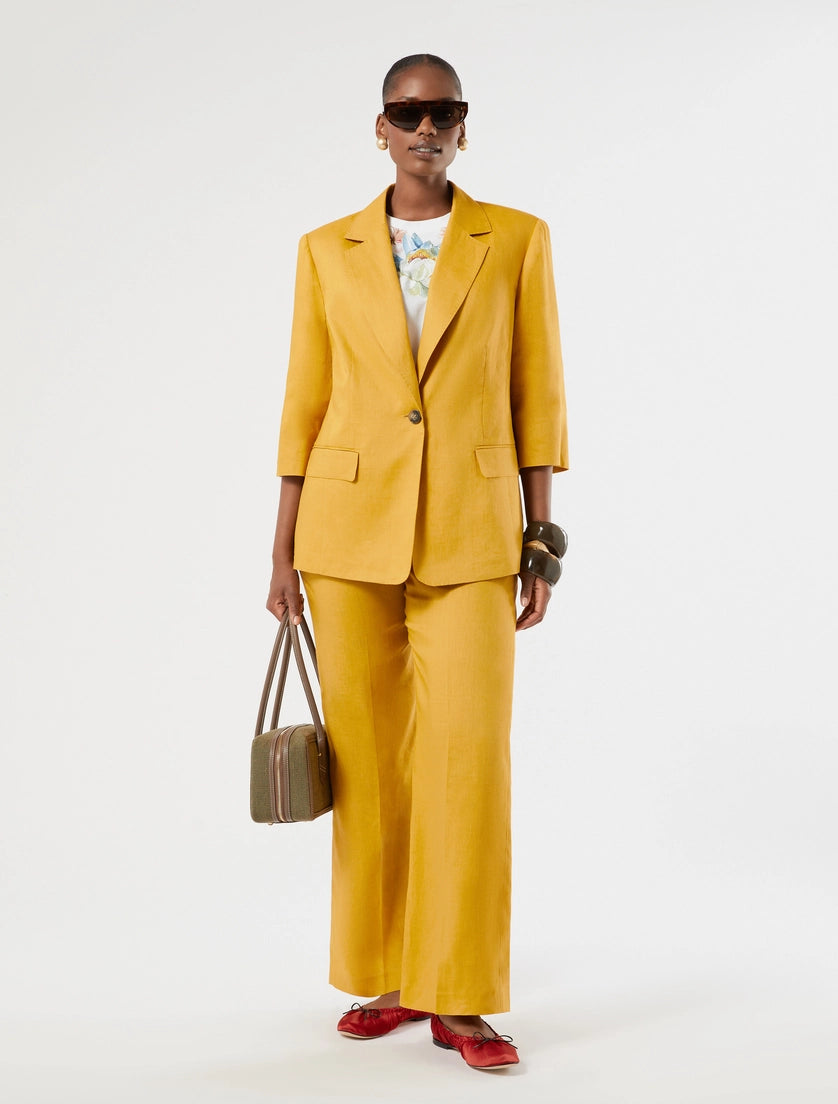Marina Rinaldi Linen canvas trousers