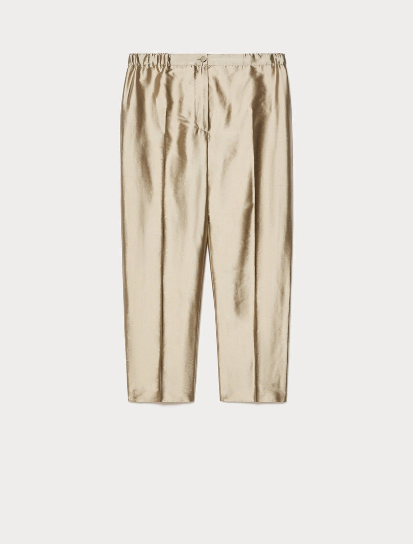 Marina Rinaldi Silk shantung trousers