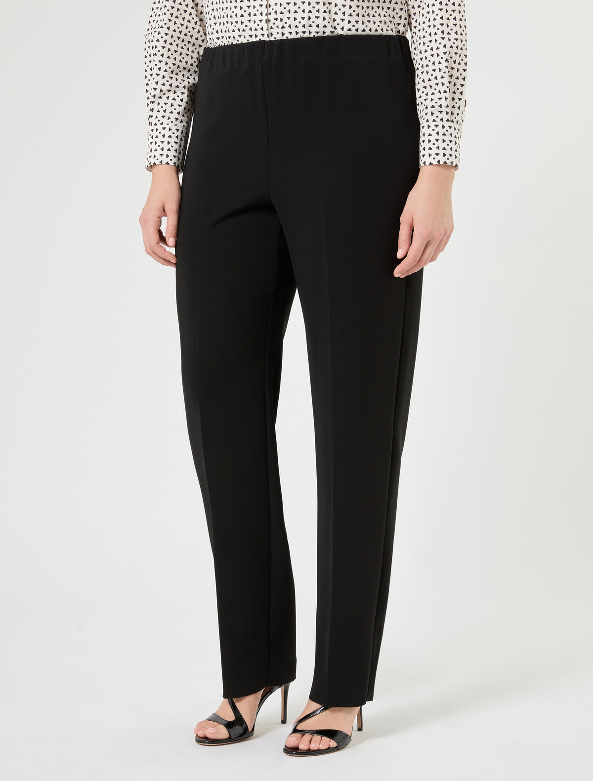 Marina Rinaldi Straight-Fit Cady Trousers