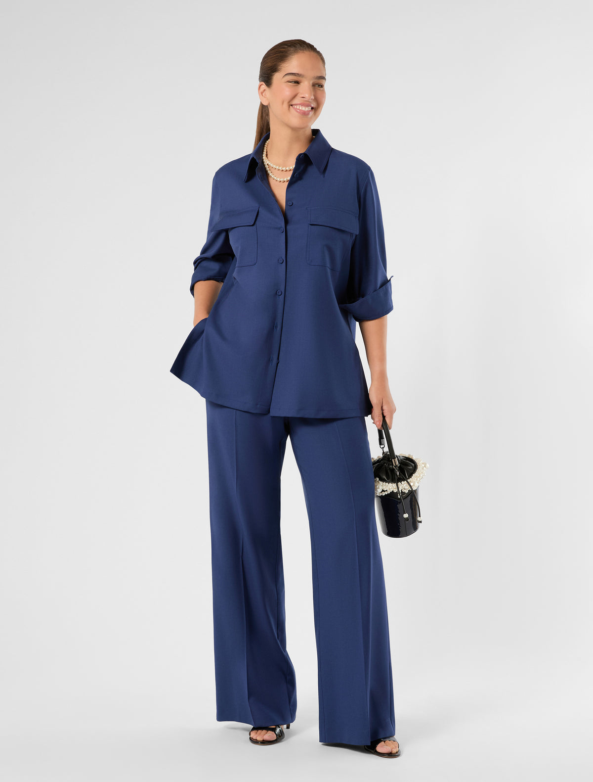 Marina Rinaldi Wool Trousers