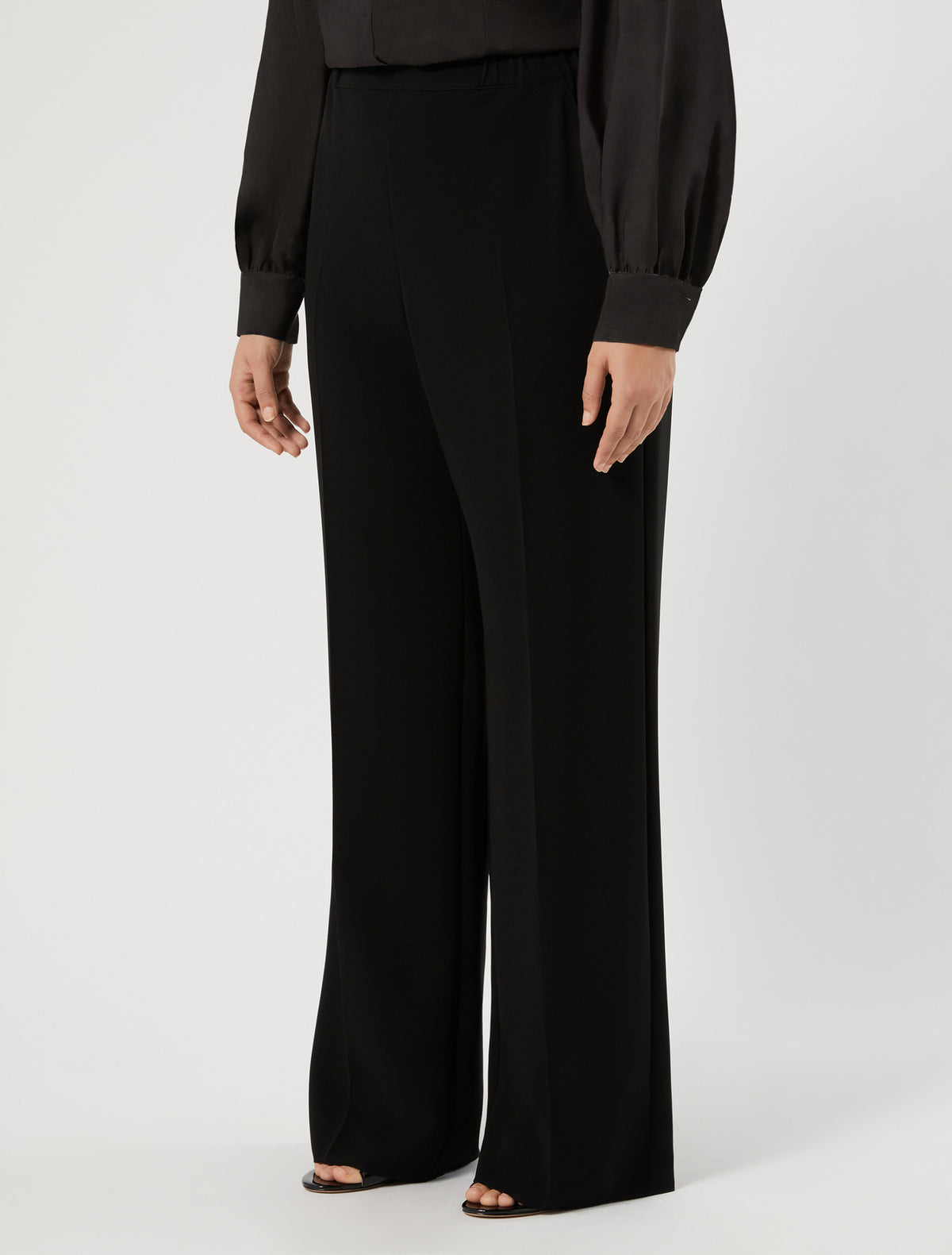 Marina Rinaldi Straight-Fit Cady Trousers