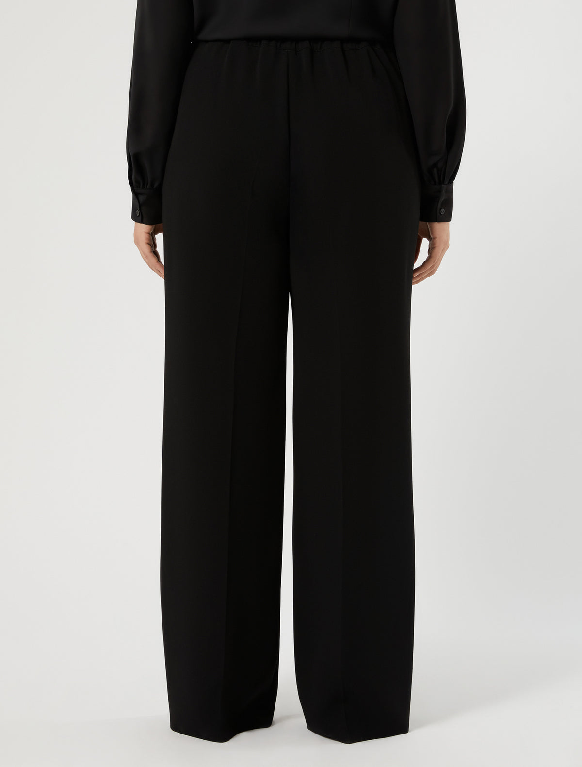 Marina Rinaldi Straight-Fit Cady Trousers