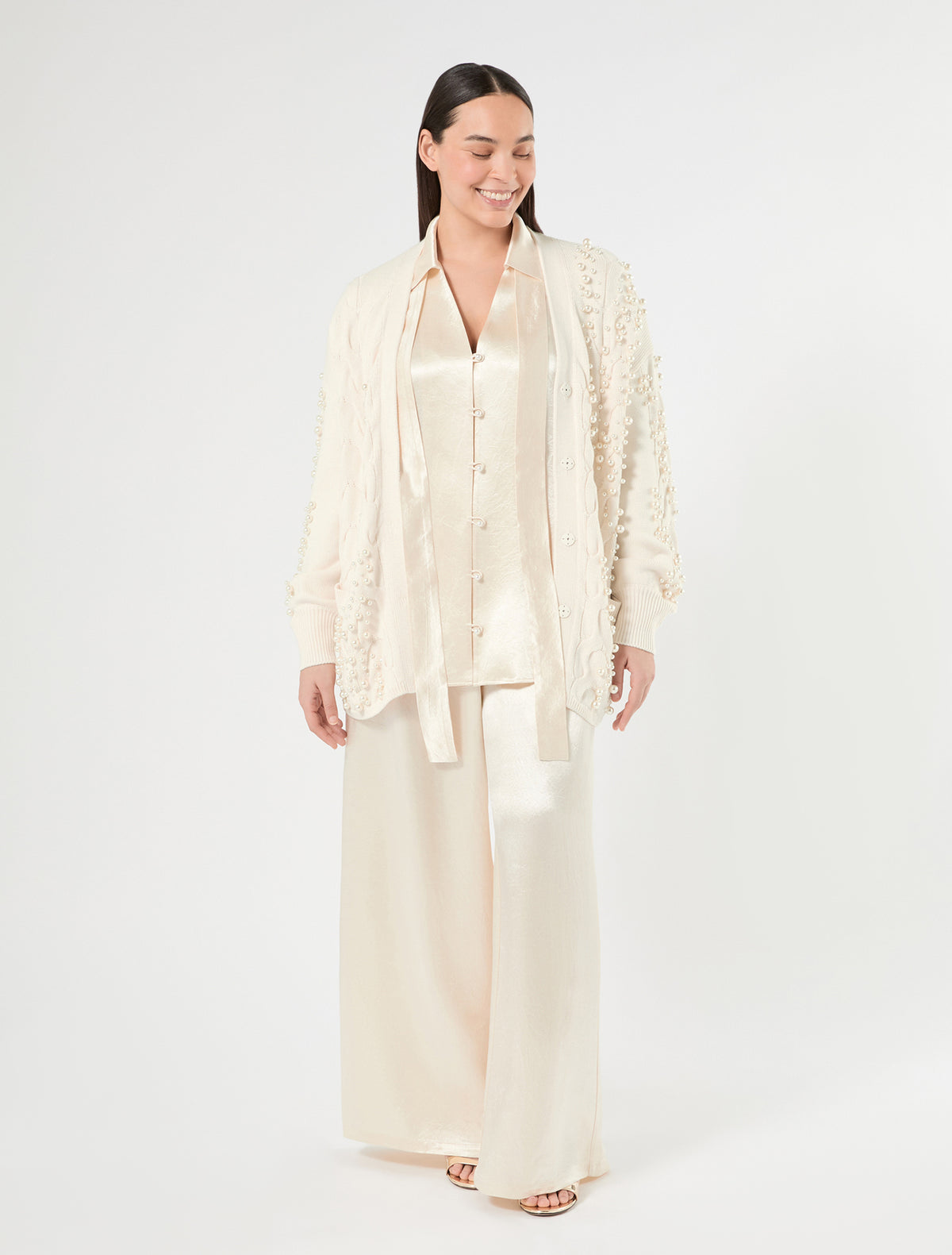 Marina Rinaldi Envers Satin Trousers