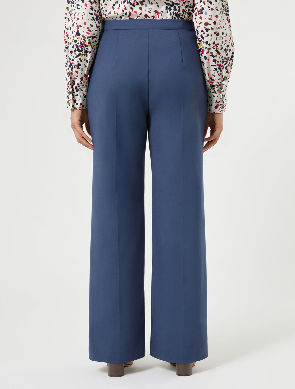 Marina Rinaldi Cotton-Blend Canvas Trousers