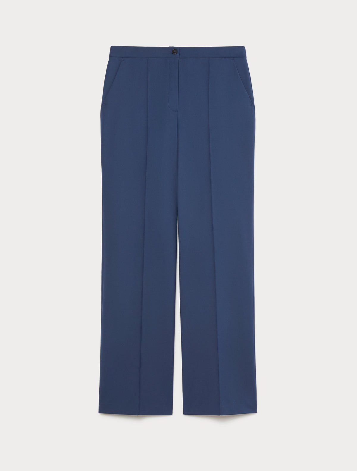 Marina Rinaldi Cotton-Blend Canvas Trousers