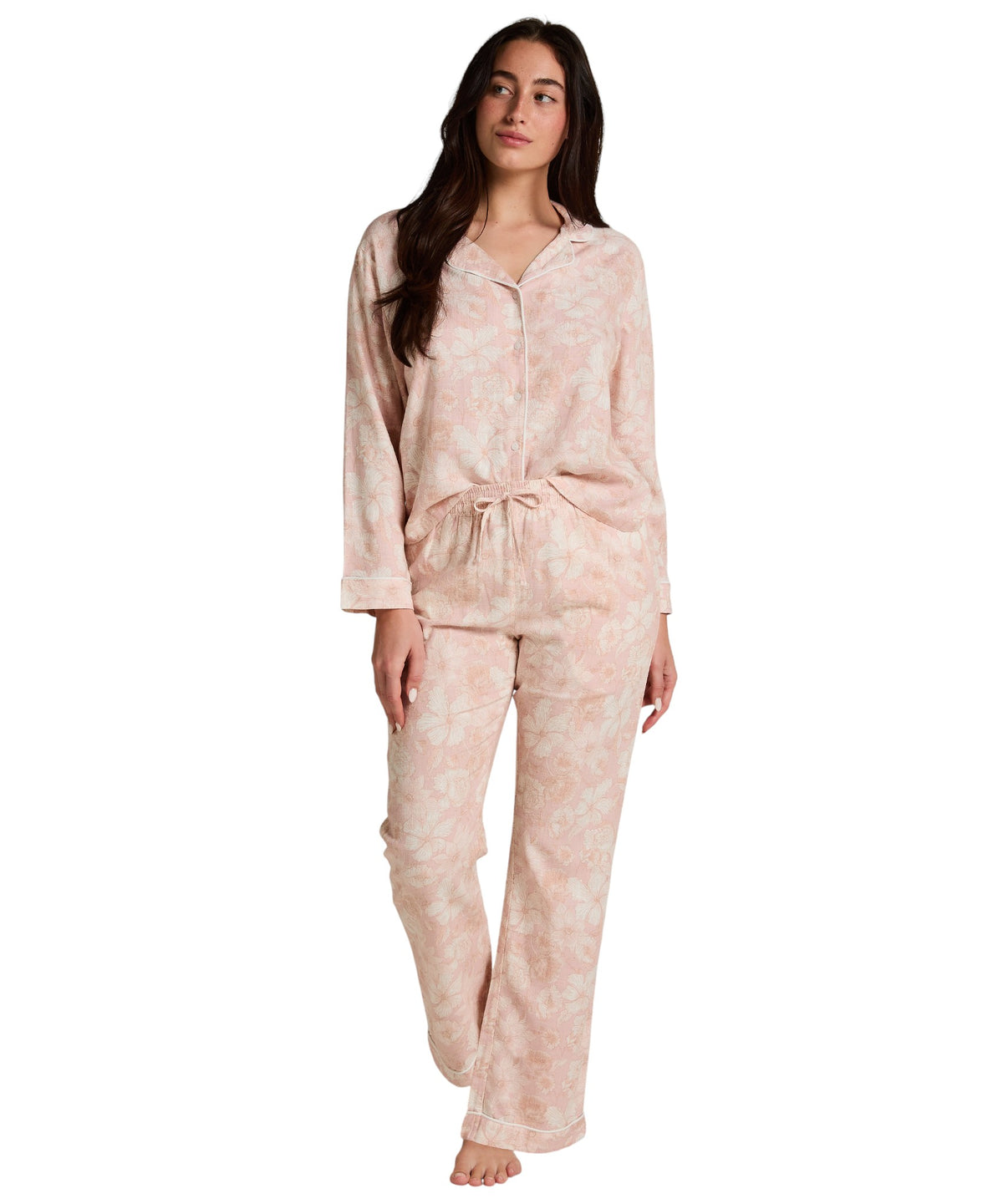 HUNKEMÖLLER Flower Linen Pant