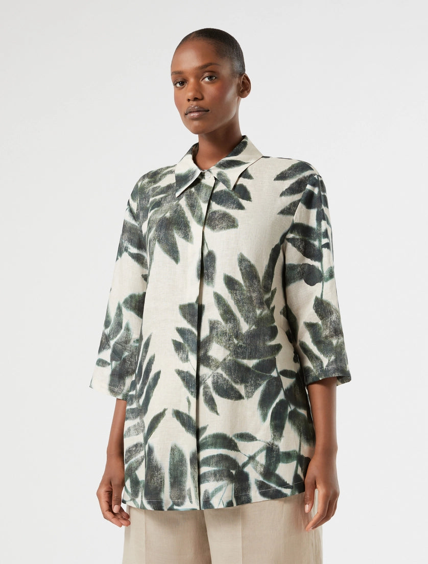 Marina Rinaldi Linen canvas tunic