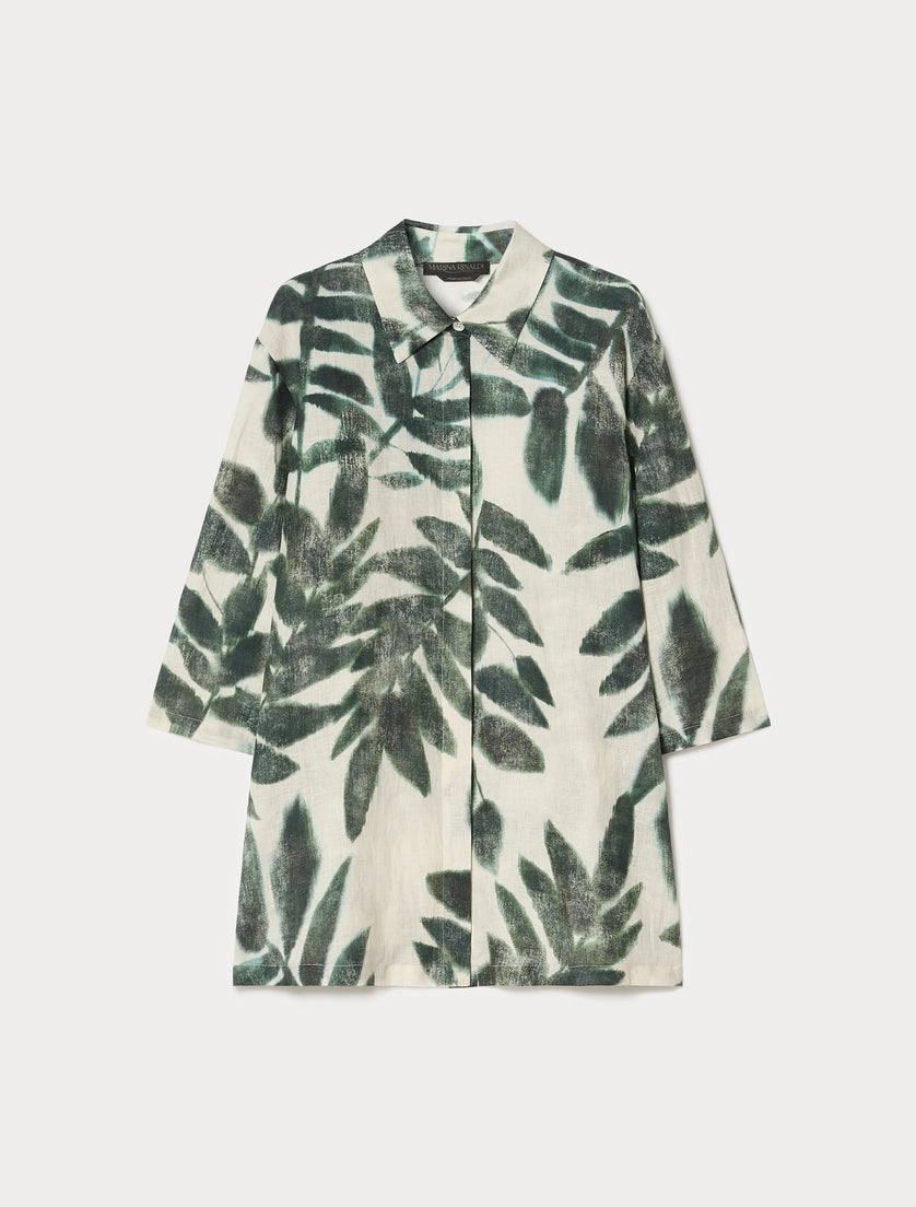 Marina Rinaldi Linen canvas tunic