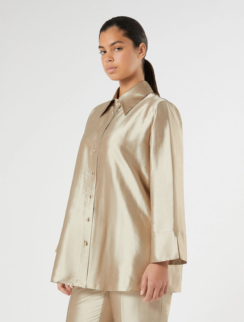 Marina Rinaldi Silk shantung tunic
