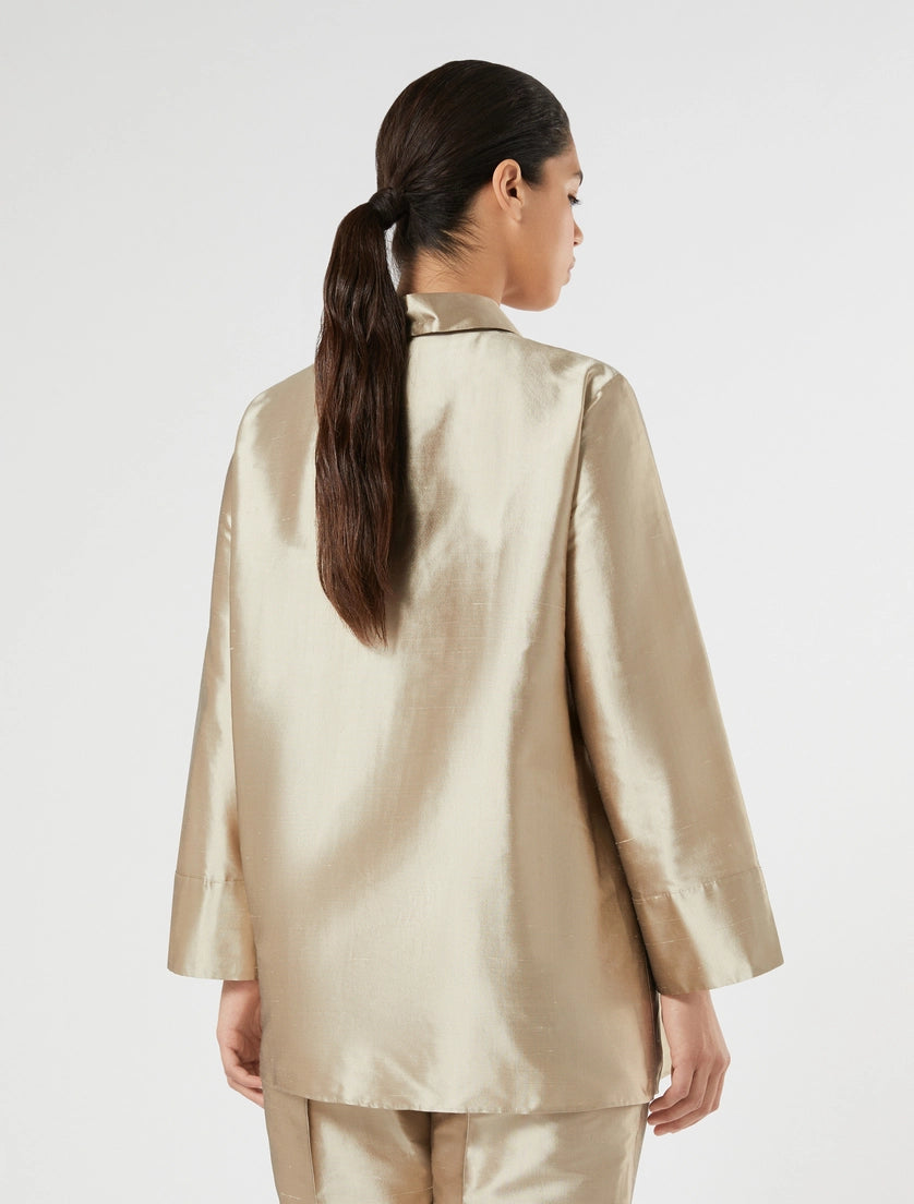 Marina Rinaldi Silk shantung tunic