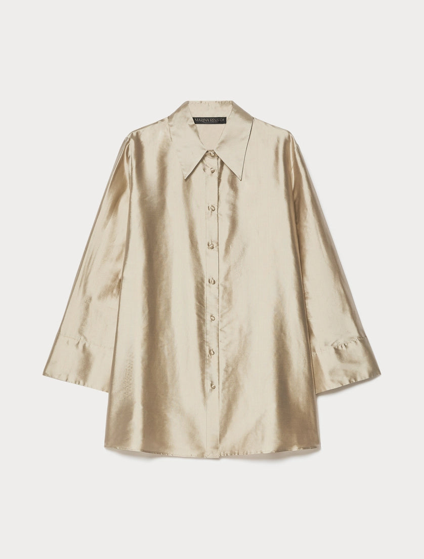 Marina Rinaldi Silk shantung tunic
