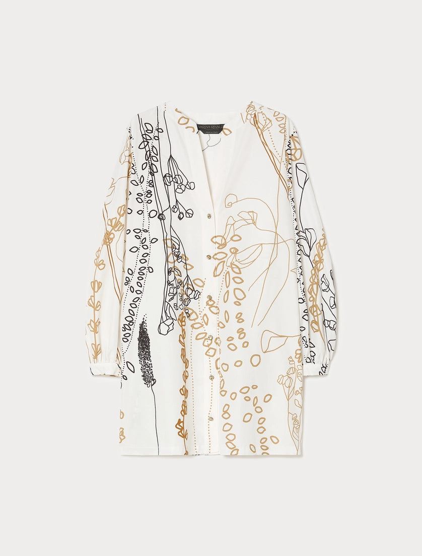 Marina Rinaldi Cotton poplin tunic