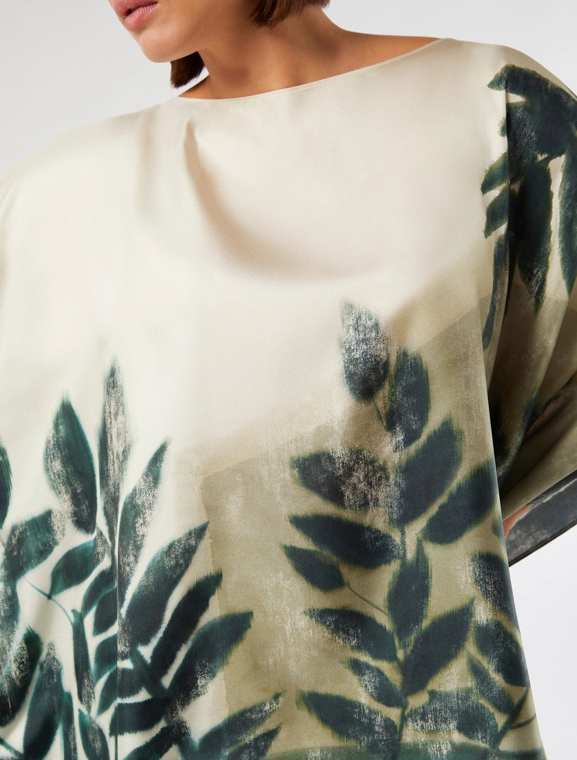Marina Rinaldi Silk twill tunic