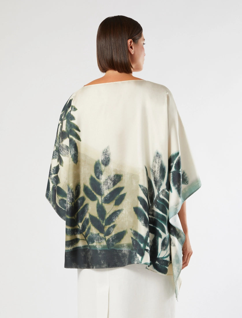 Marina Rinaldi Silk twill tunic