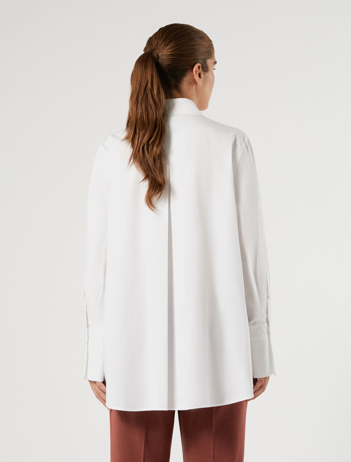 Marina Rinaldi Embroidered Poplin Tunic