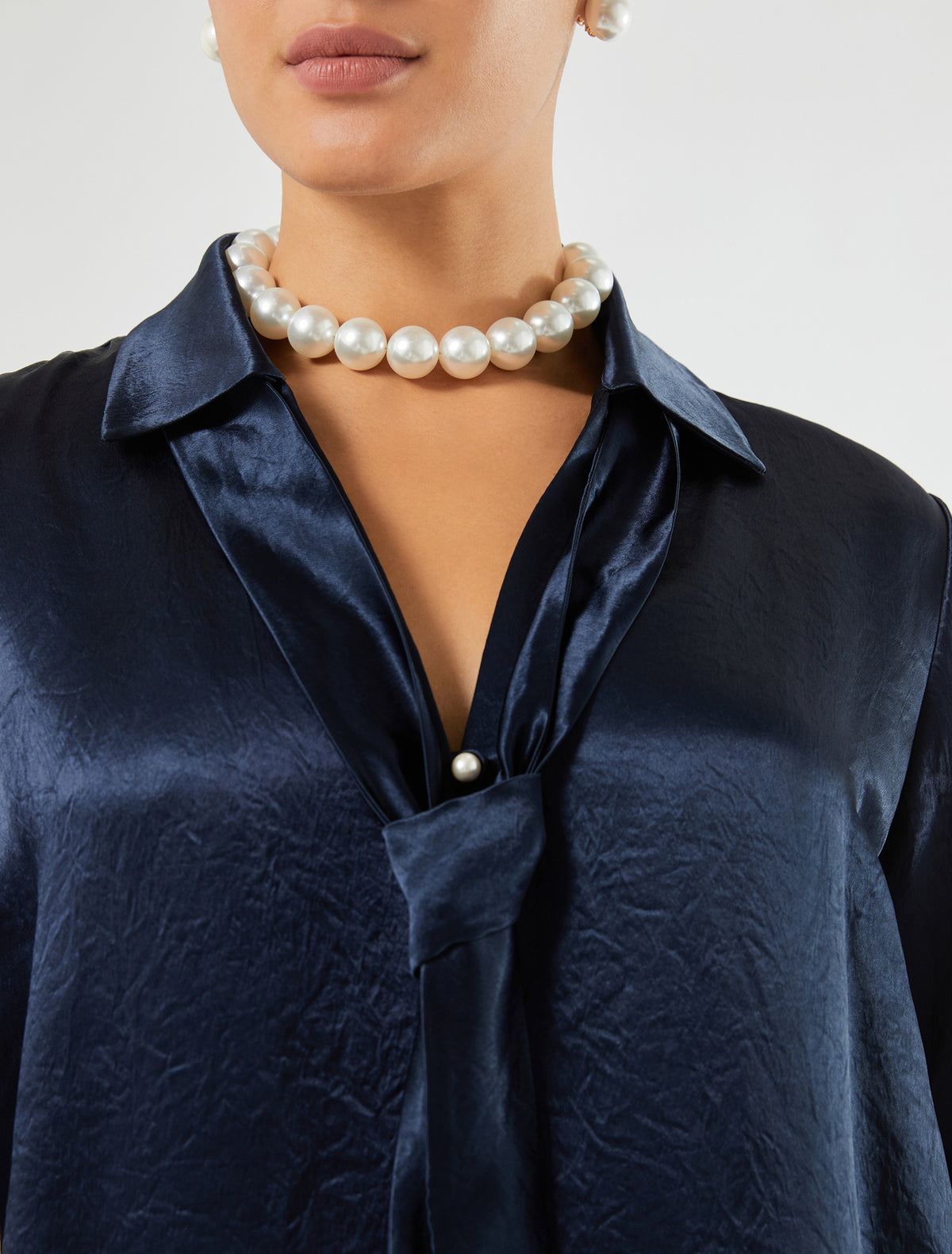 Marina Rinaldi Envers Satin Tunic