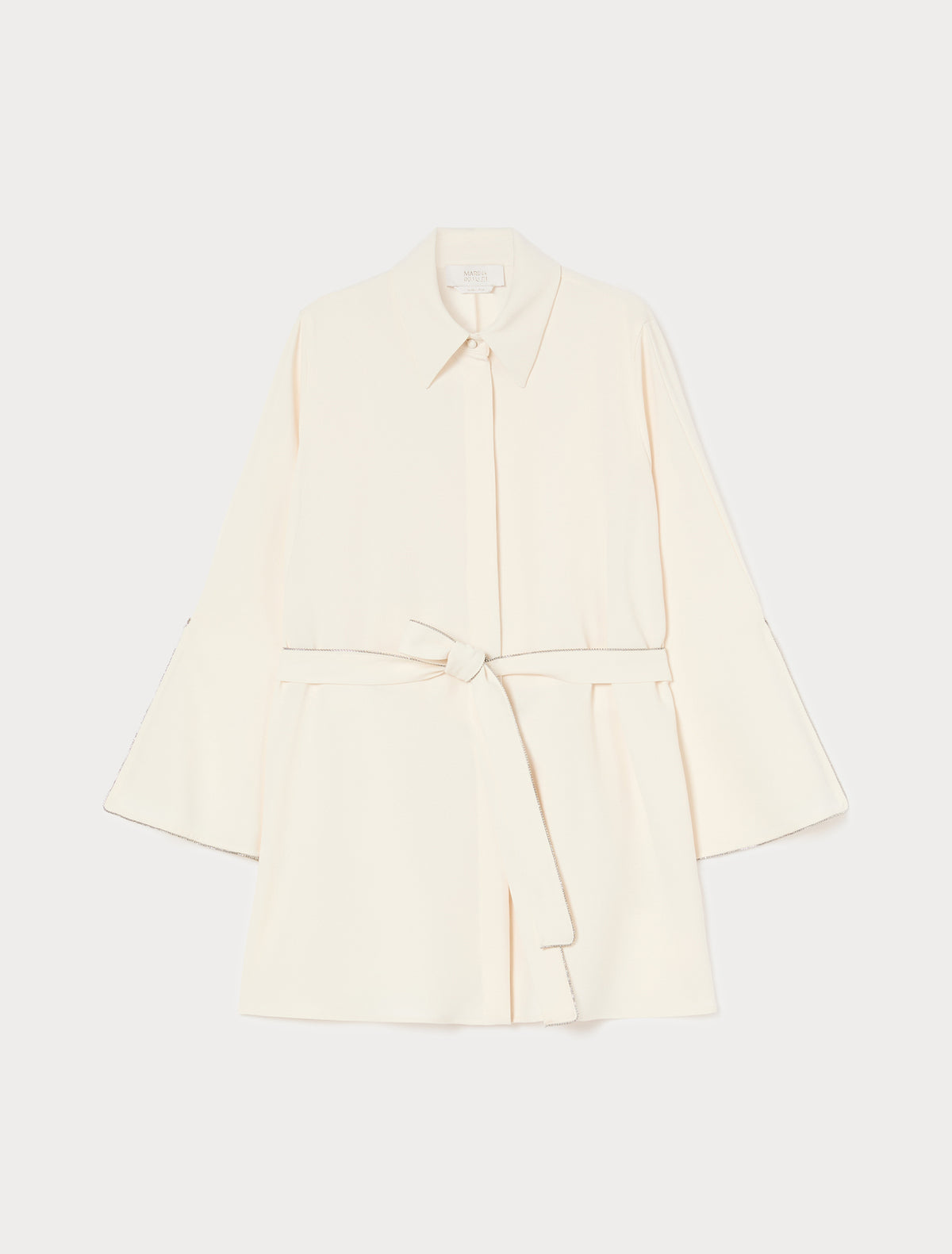 Marina Rinaldi Rhinestone-Adorned Cady Tunic