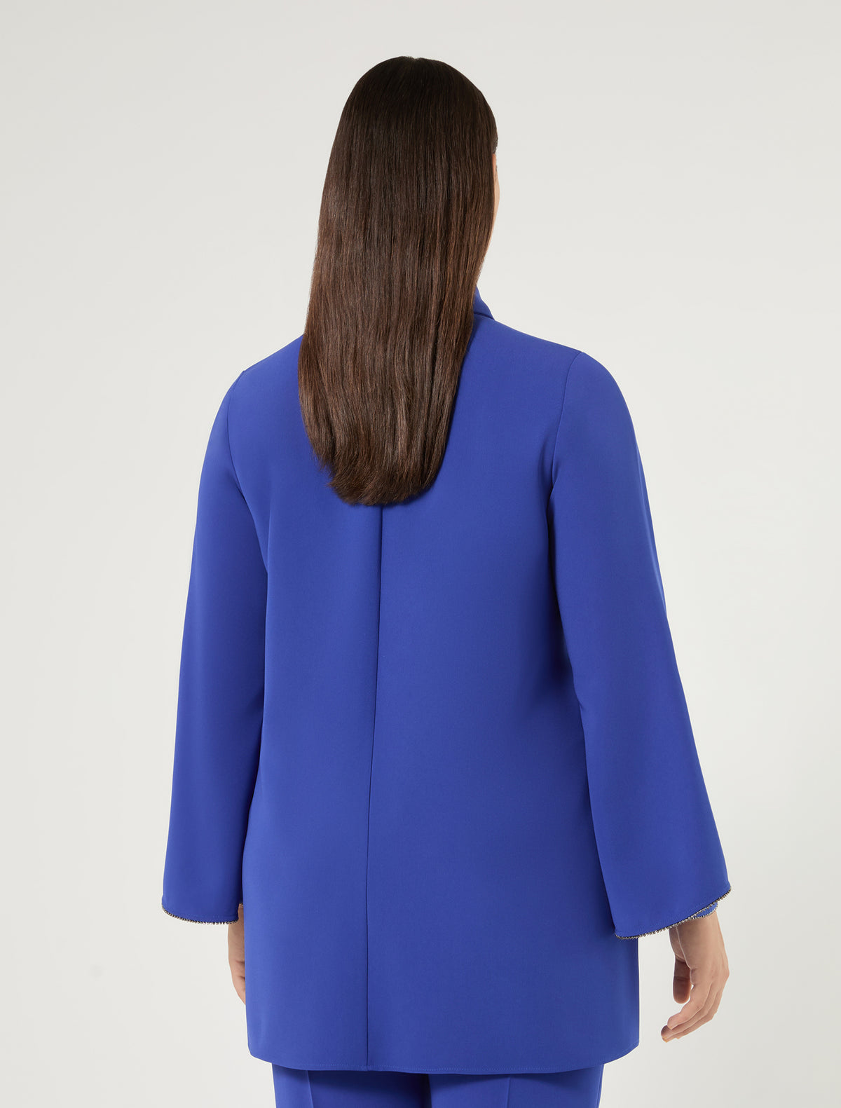 Marina Rinaldi Rhinestone-Adorned Cady Tunic