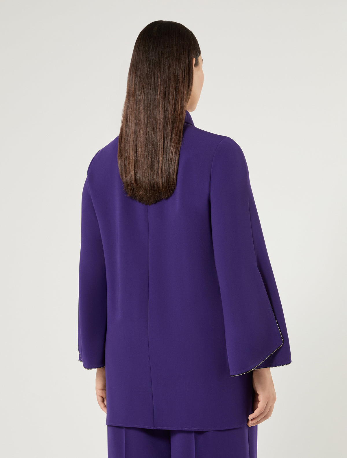 Marina Rinaldi Rhinestone-Adorned Cady Tunic
