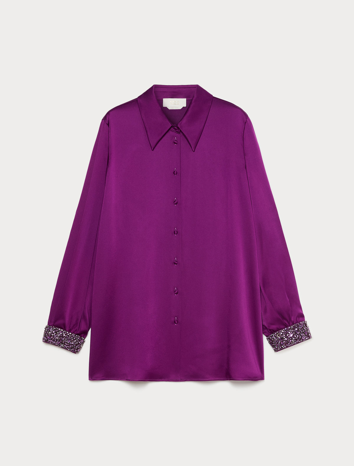 Marina Rinaldi Crepe Envers Satin Blouse