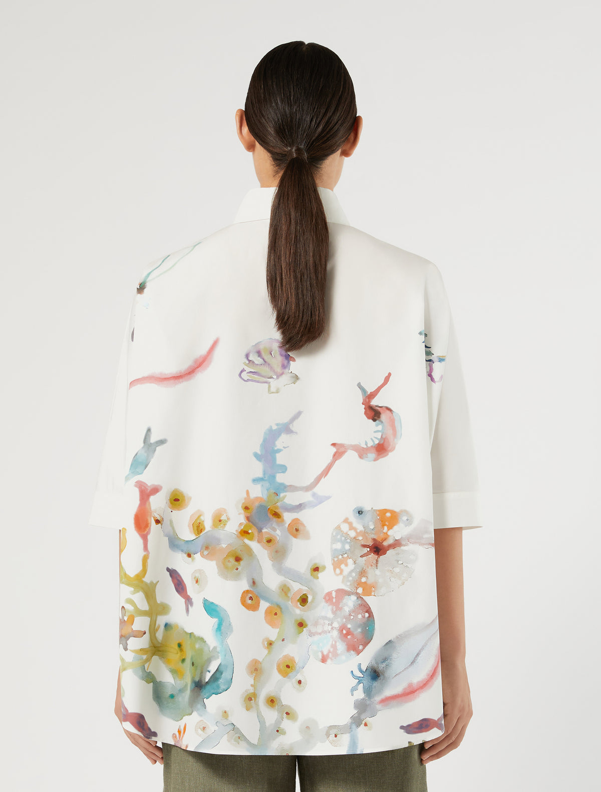Marina Rinaldi Cotton Poplin Tunic
