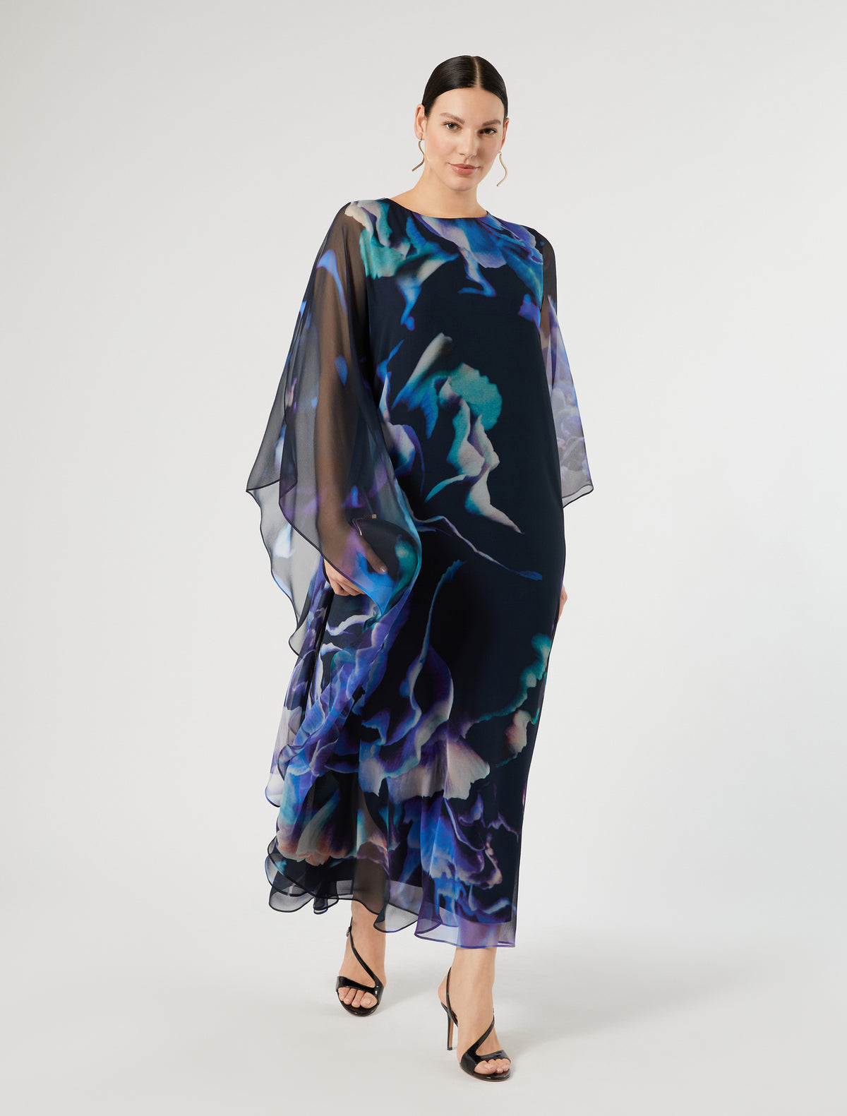 Marina Rinaldi Pure Silk Georgette Dress